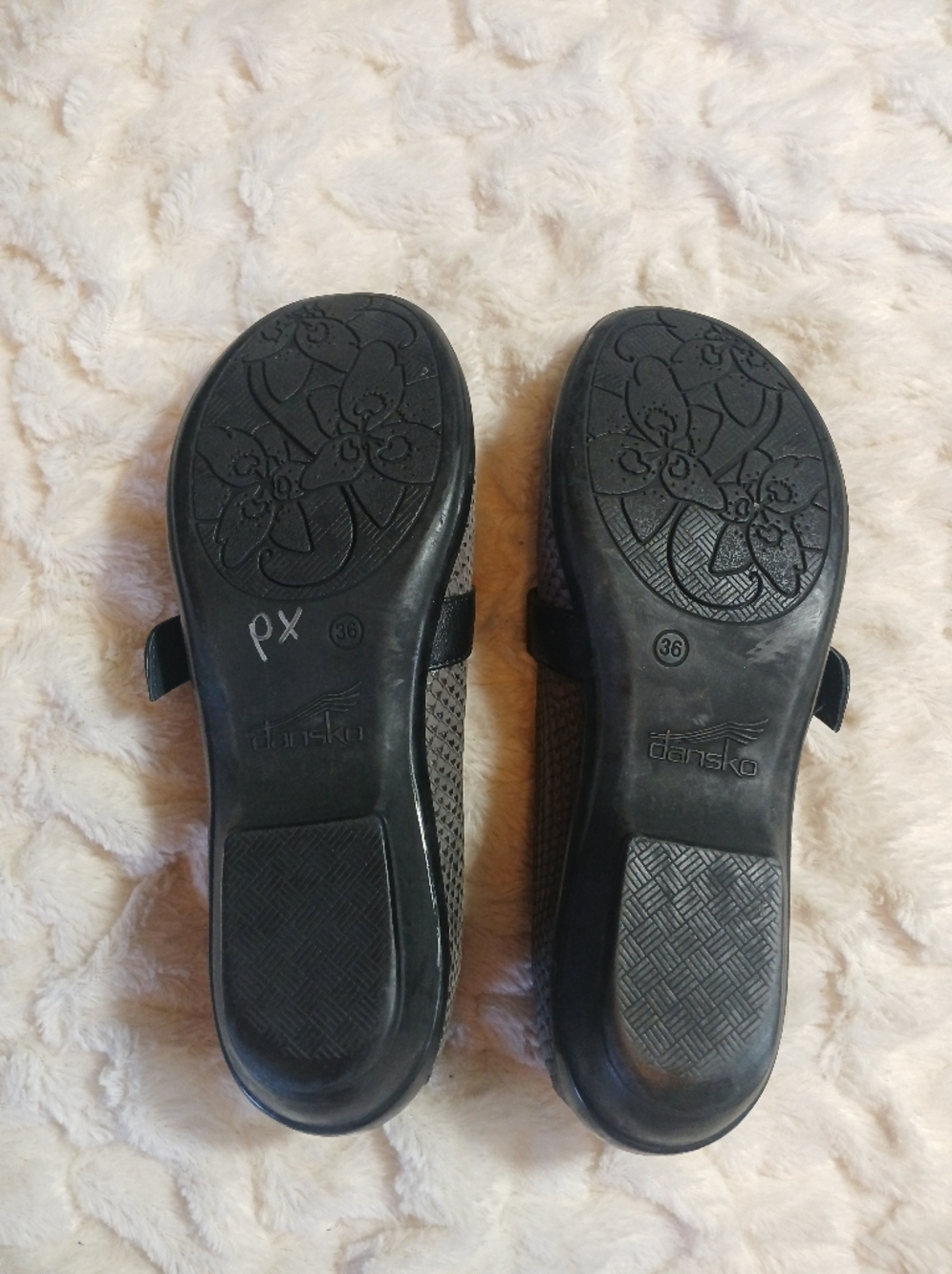 Dansko Orla Mary Jane Comfort Shoes Black Gray Snakeskin Womens Size 36 - Picture 10 of 10